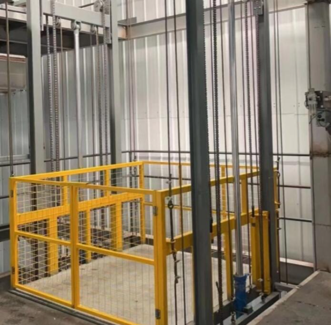 美兰导轨式升降机一般加工周期